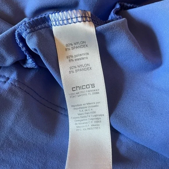 Chico’s blue tank top - Picture 4 of 5